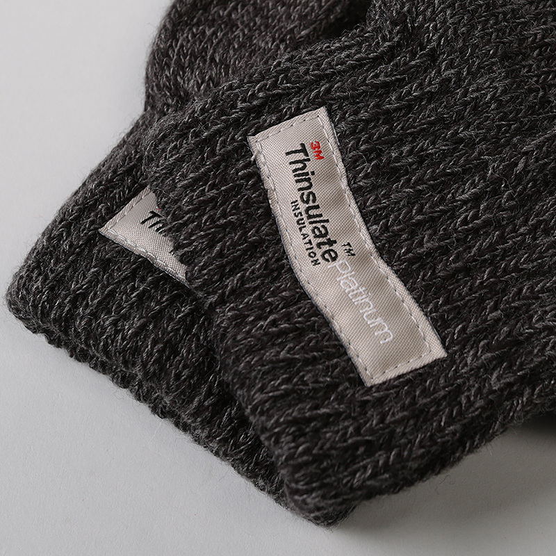  серые перчатки Carhartt WIP Scott Gloves I015530-grey ht/blk - цена, описание, фото 3